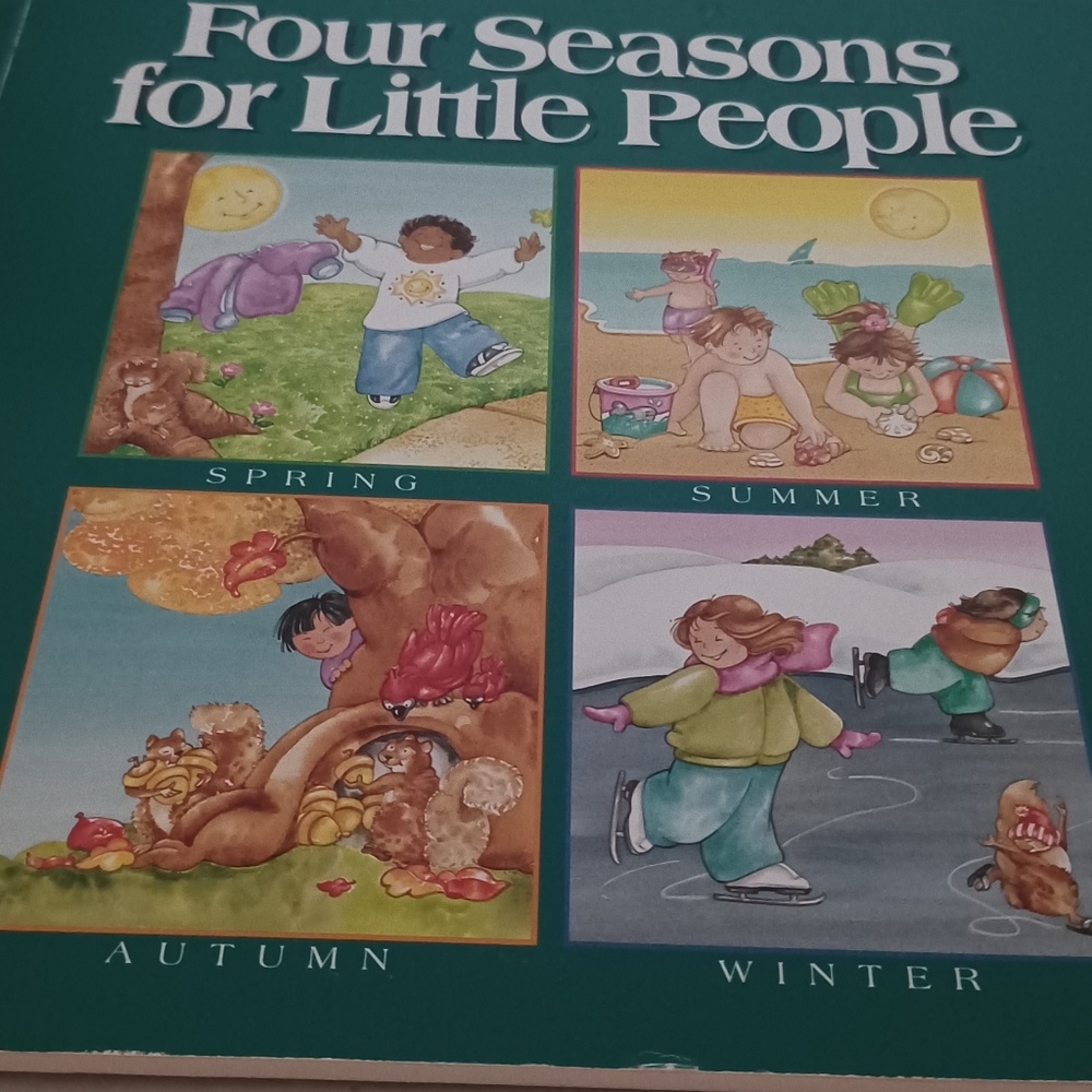 FOUR SEASONS for LITTLE PEOPLE Storybook paperback glossy finish USA